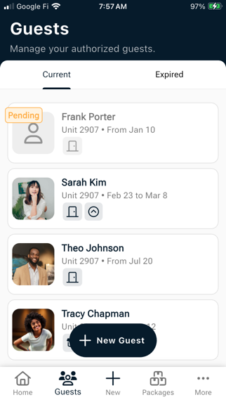 Anywair LIV guest management